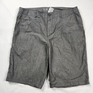 Mountain Hardwear Charcoal Flat Front Shorts